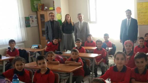 Şehit Onur Ensar Ayanoğlu İlkokulunu ziyaret.