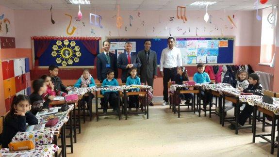 İlçe Milli Eğitim Müdürü Cafer TOSUN  Toki Mehmet Akif Ersoy İlk Okulunu Ziyaret etti.