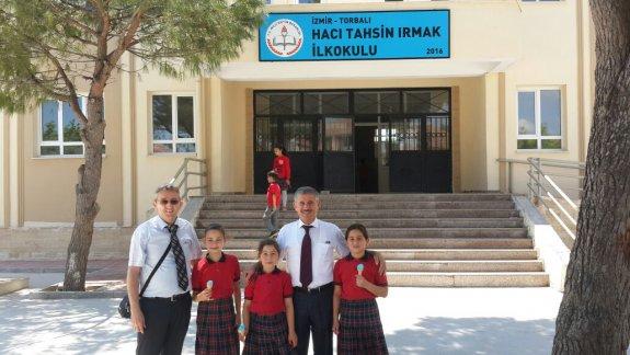 Torbalı İlçe Milli Eğitim Müdürü Cafer TOSUN Hacı Tahsin Irmak İlkokulunu ziyaret etti.