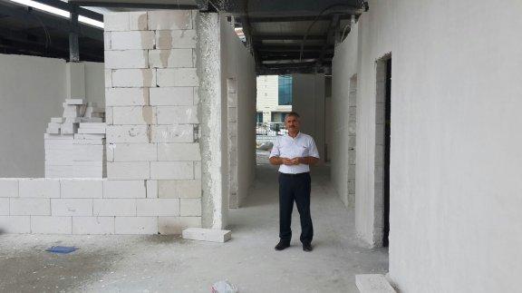 İlçe Milli Eğitim Müdürü Cafer TOSUN 81 ile 81 anaokulu projesi kapsamında Gazi İlkokulu bahçesine yapılan anaokulu inşaatını yerinde inceledi.