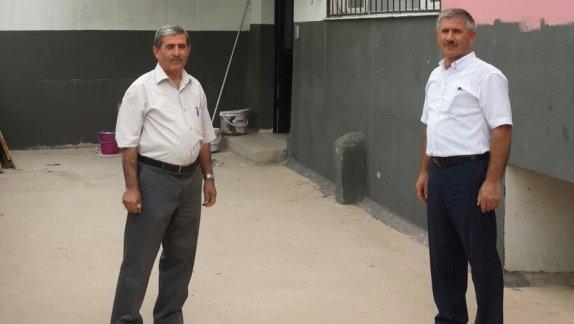 İlçe Milli Eğitim Müdürü Cafer TOSUN Çakabey Anaokulu tadilatını yerinde inceledi.