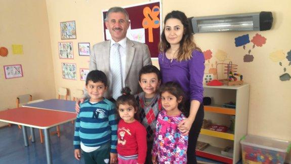Torbalı İlçe  Milli Eğitim Müdürü Cafer TOSUN  Demirci ilkokulu Ana sınıfını ziyaret etti.