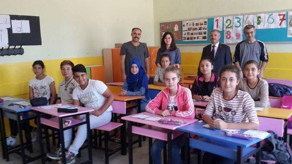 Torbalı İlçe Milli Eğitim Müdürü Cafer TOSUN hafta sonu okul ziyaretleri kapsamında 80.Yıl Çaybaşı ilk-Ortaokulu  yetiştirme kurslarını  ziyaret etti .