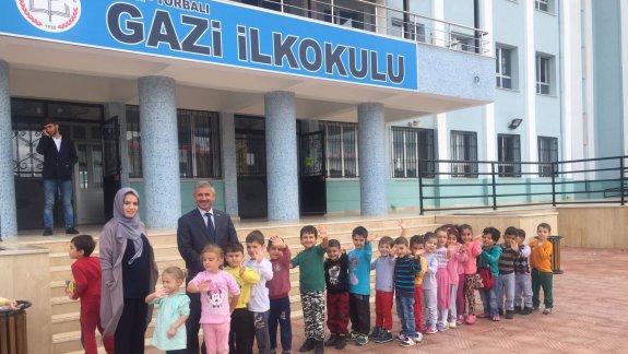 Torbalı İlçe Milli Eğitim Müdürü Cafer TOSUN Gazi İlkokulunu ziyaret etti.