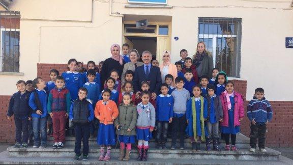 Torbalı İlçe Milli Eğitim Müdürü Cafer TOSUN Eğerci Birleştirilmiş sınıf ilkokulunu  ziyaret etti.