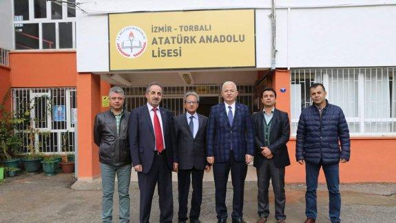Torbalı belediye başkanı Adnan Yaşar GÖRMEZ Atatürk Anadolu Lisesini ziyaret etti