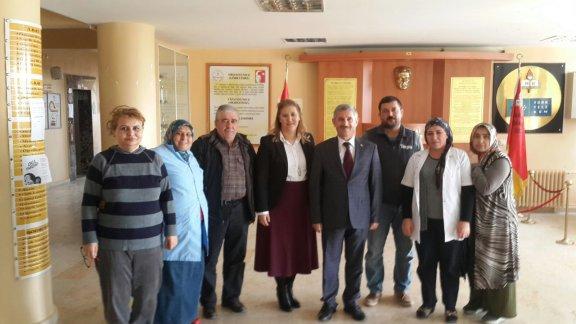 Torbalı İlçe Milli Eğitim Müdürü Cafer TOSUN Ayrancılar Türk Telekom Çok Programlı Anadolu Lisesini ziyaret etti