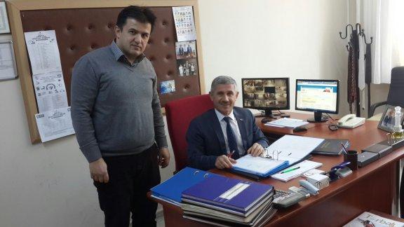 Torbalı İlçe Milli Eğitim Müdürü Cafer TOSUN 15/01/2018 pazartesi günü Cengiz Topel  Ortaokulunu  denetledi.