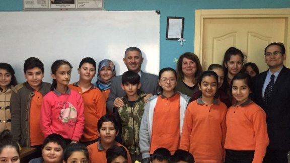 Torbalı İlçe Milli Eğitim Müdürü Cafer TOSUN Ayrancılar Ortaokulunu ziyaret etti