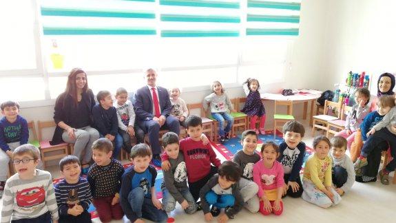 Torbalı İlçe Milli Eğitim Müdürü Cafer TOSUN Zeliha-Ömer GENÇ Kızılay anaokulunu ziyaret etti
