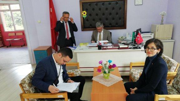 Torbalı İlçe Milli Eğitim Müdürü Cafer TOSUN okul denetimleri kapsamında  Yeniköy ilkokulunu denetledi.