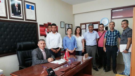 Torbalı İlçe Milli Eğitim Müdürü Cafer TOSUN okul denetimleri kapsamında 23/05/2018 Çarşamba günü Mustafa Çoban İlk-Ortaokulunu  denetledi.