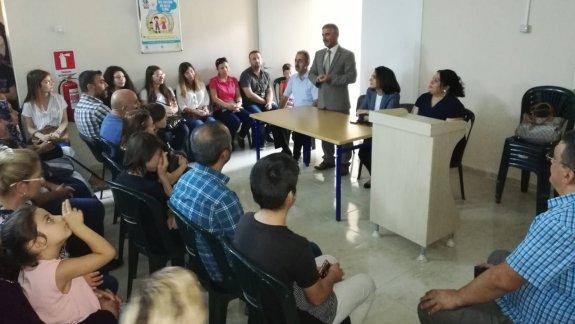 Torbalı İlçe Milli Eğitim Müdürü Cafer TOSUN  7 Eylül Anadolu Lisesi 9.Sınıflar veli toplantısına katıldı.
