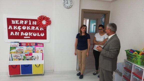 Torbalı İlçe  Milli Eğitim Müdürü Cafer TOSUN   Berfin Akçokrak Anaokulunu  ziyaret etti.