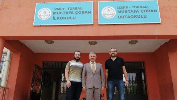 Torbalı İlçe Milli Eğitim Müdürü Cafer TOSUN  Mustafa Çoban  İlk-Ortaokulunu  ziyaret etti.