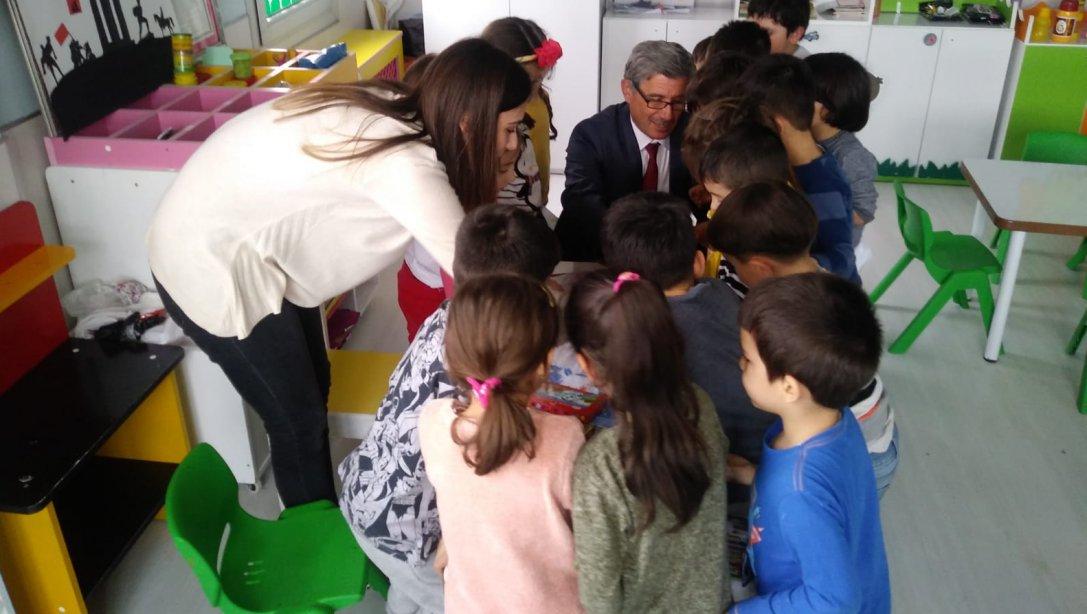 Torbalı İlçe Milli Eğitim Müdürü Cafer TOSUN İnci Hikmet Tözün Ana okulunu ziyaret etti.