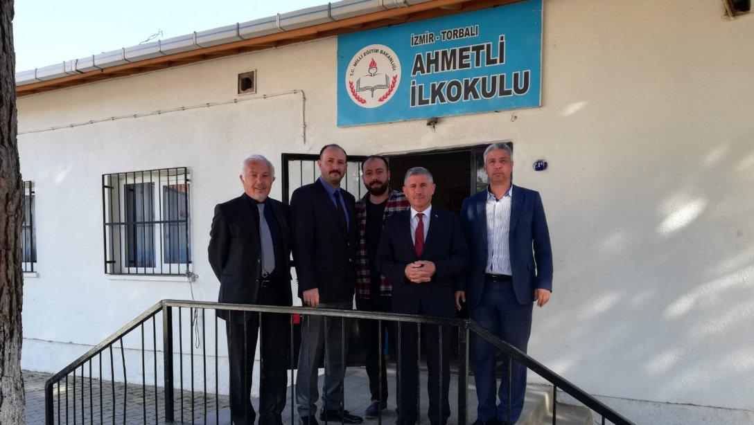 Torbalı İlçe Milli Eğitim Müdürü Cafer TOSUN okul ziyaretleri kapsamında Ahmetli İlkokulunu  ziyaret etti