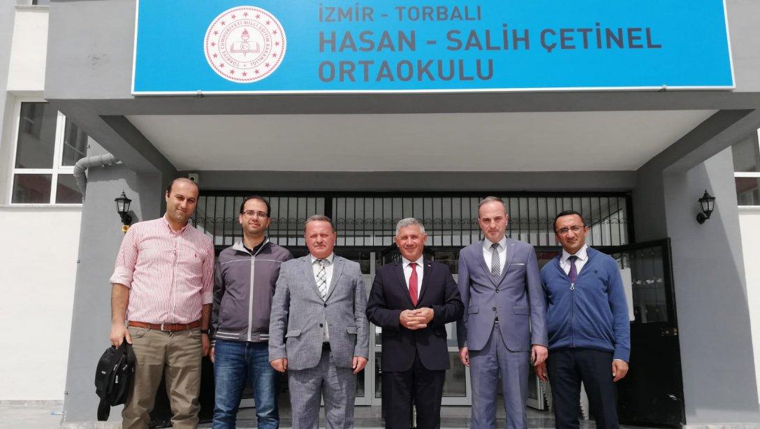 Torbalı İlçe Milli Eğitim Müdürü Cafer TOSUN okul ziyaretleri kapsamında Hasan Salih Çetinel Ortaokulunu  ziyaret etti.