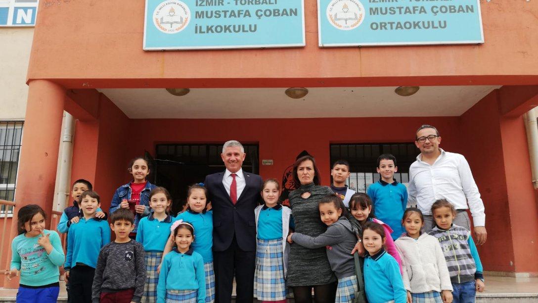 Torbalı İlçe Milli Eğitim Müdürü Cafer TOSUN okul ziyaretleri kapsamında Mustafa Çoban İlk-Ortaokulunu  ziyaret etti.