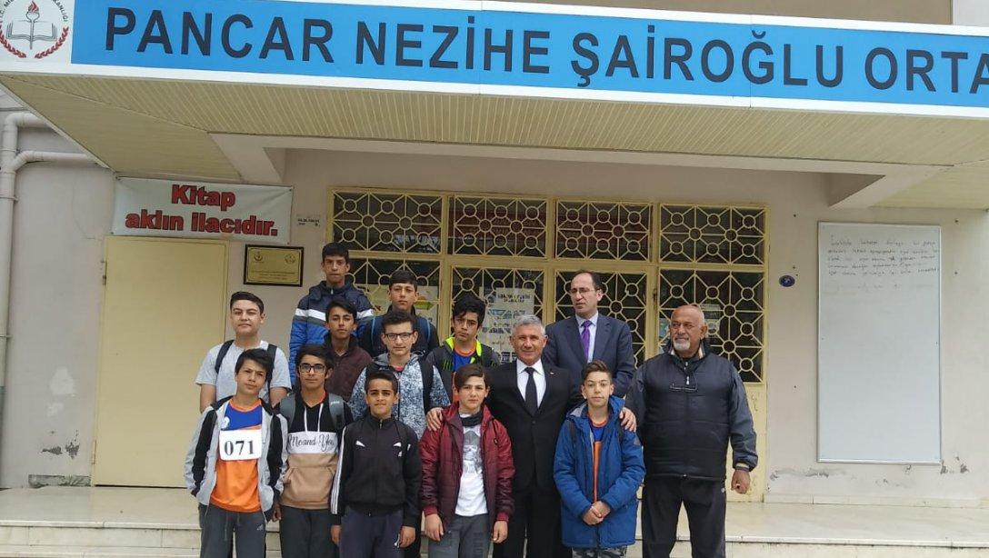 Torbalı İlçe Milli Eğitim Müdürü Cafer TOSUN okul ziyaretleri kapsamında Pancar Nezihe Şairoğlu Ortaokulu ziyaret etti.