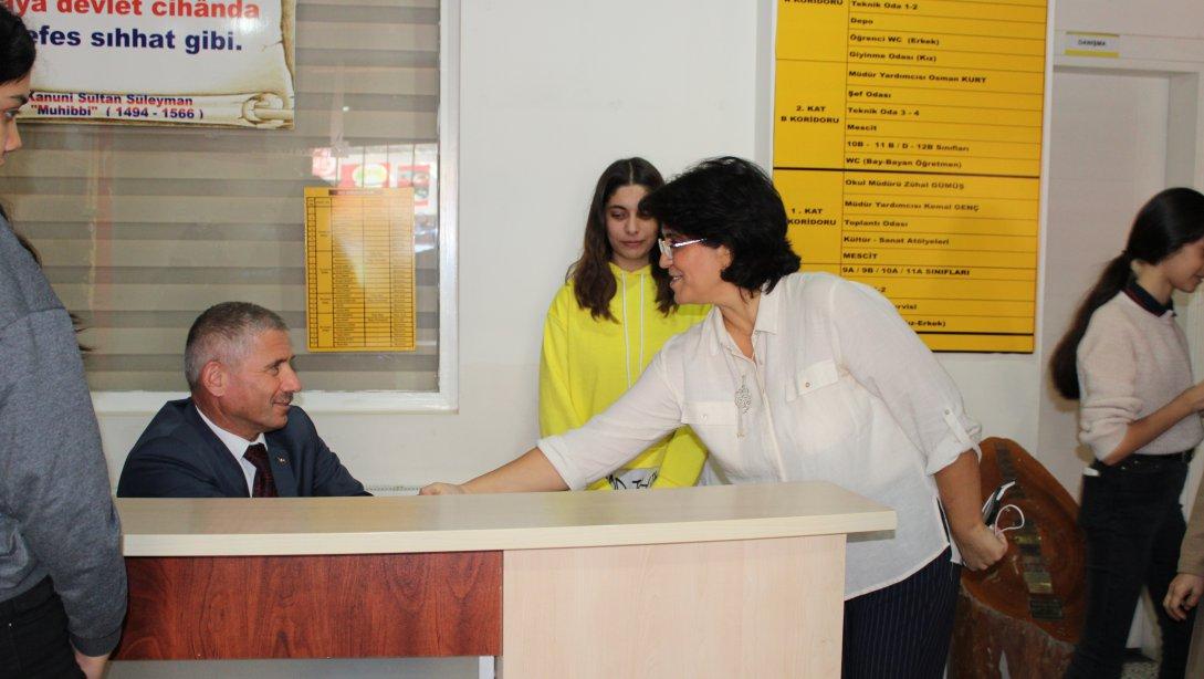 Torbalı İlçe Milli Eğitim Müdürü Cafer TOSUN okul ziyaretleri kapsamında İbn-i Sina Mesleki ve Teknik Anadolu Lisesi   lisesini ziyaret etti.
