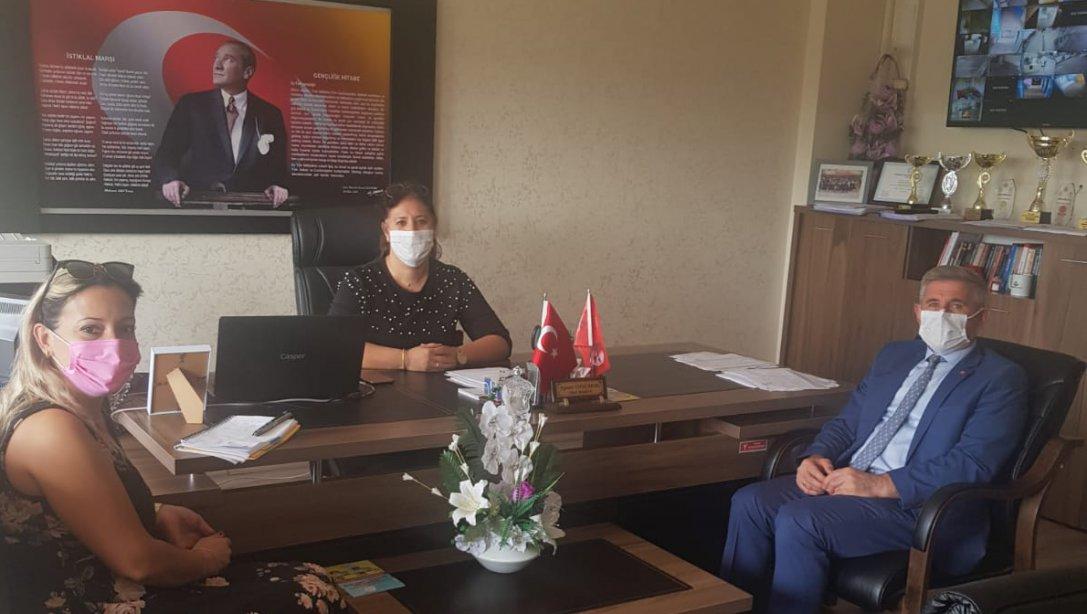 İlçe Milli Eğitim Müdürü Cafer Tosun Türk Telekom Mesleki ve Teknik Anadolu Lisesini ziyaret etti.
