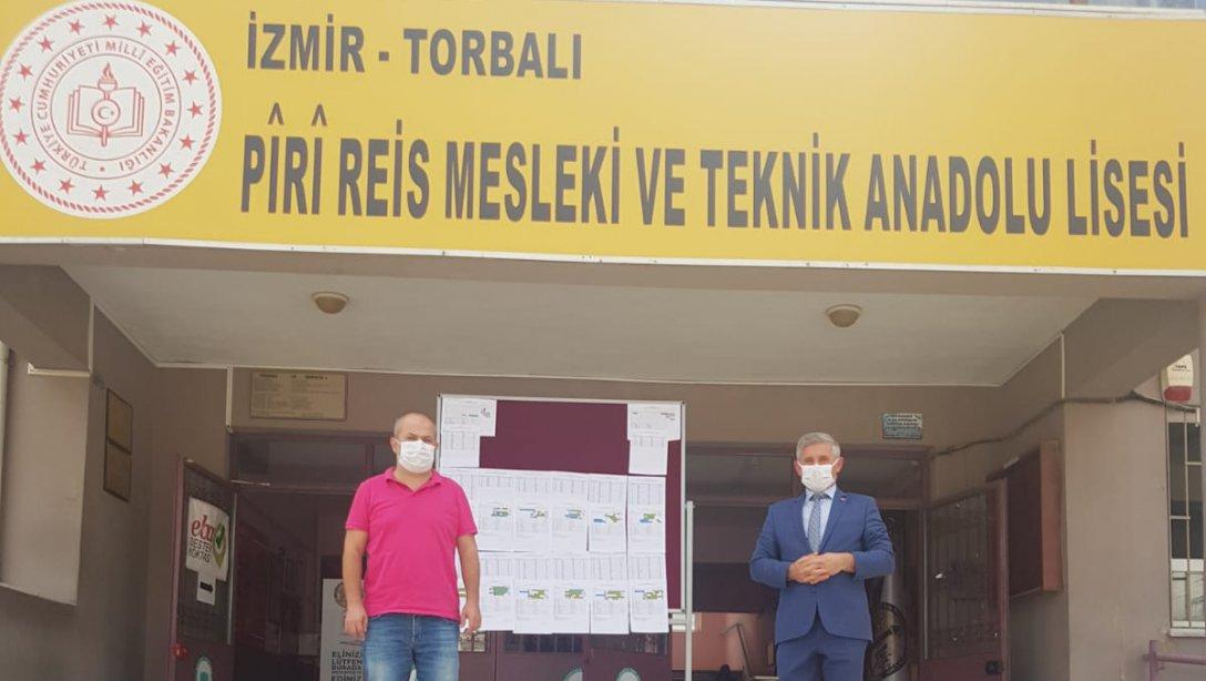 İlçe Milli Eğitim Müdürü Cafer Tosun Piri Reis Mesleki ve Teknik Anadolu Lisesini ziyaret etti.
