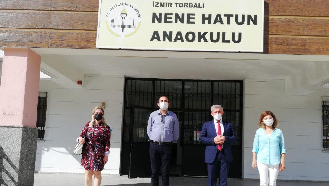 İlçe Milli Eğitim Müdürü Cafer Tosun Nene Hatun Anaokulunu ziyaret etti.