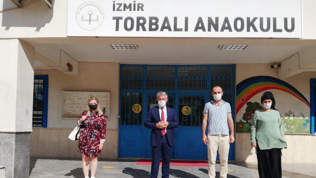 İlçe Milli Eğitim Müdürü Cafer Tosun Torbalı Anaokulunu ziyaret etti.