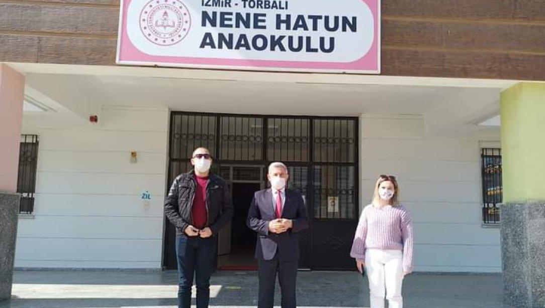 Torbalı İçe Milli Eğitim Müdürü Cafer TOSUN Nene Hatun   Anaokulunu ziyaret etti.