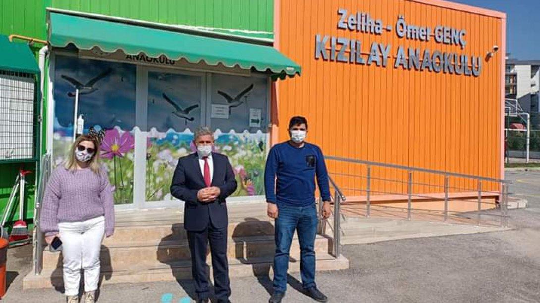 Torbalı İçe Milli Eğitim Müdürü Cafer TOSUN Zeliha Ömer Genç   Anaokulunu ziyaret etti.