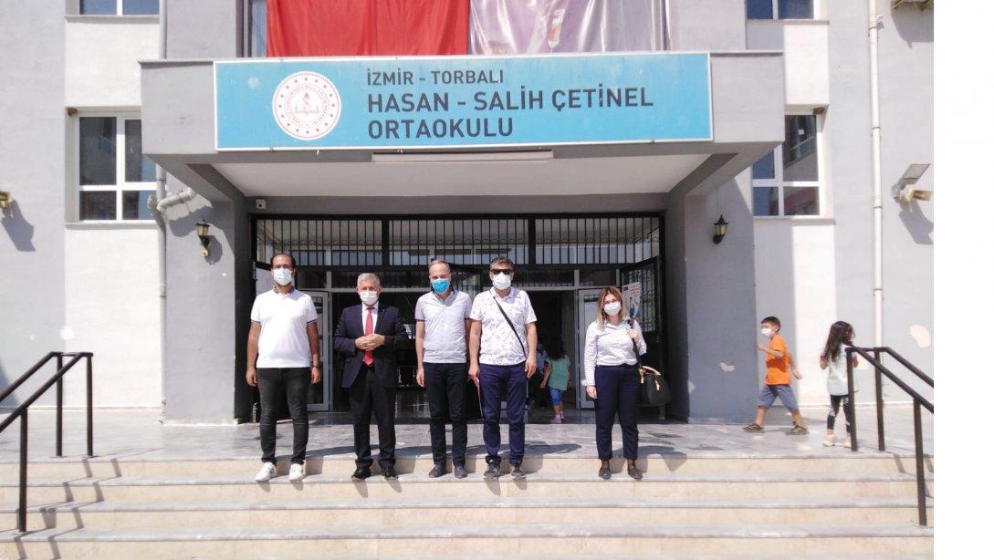 Torbalı İlçe Milli Eğitim Müdürü Cafer Tosun Torbalı Hasan Salih Çetinel Ortaokulu'nu Ziyaret Etti