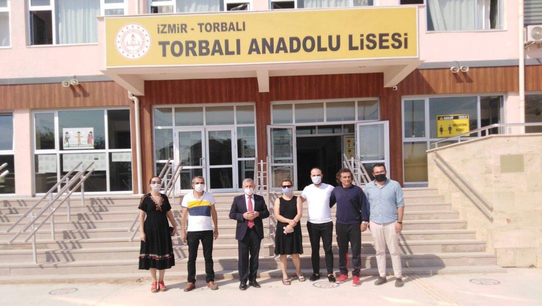 Torbalı ilçe Milli Eğitim Müdürü Cafer Tosun Torbalı Anadolu Lisesini Ziyaret etti.
