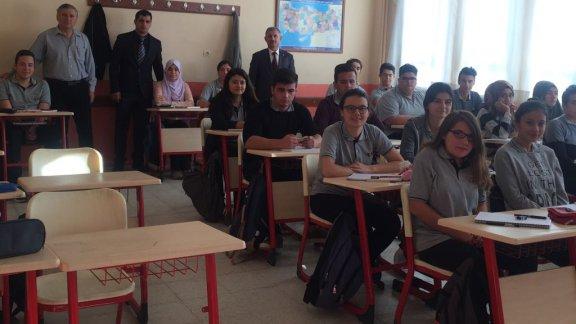 Torbalı İlçe Milli Eğitim Müdürü Cafer TOSUN Torbalı Anadolu Lisesini ziyaret etti.