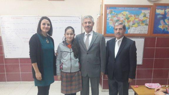 Torbalı İlçe  Milli Eğitim Müdürü Cafer TOSUN  Cengiztopel  İlkokulunu ziyaret etti.