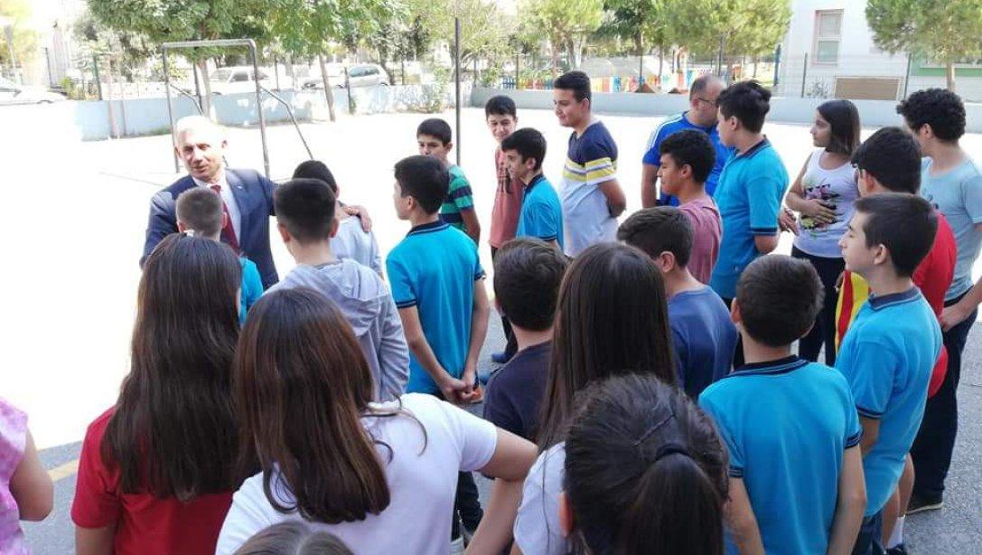 İlçe Milli Eğitim Müdürü Cafer TOSUN  2019-2020 Eğitim-Öğretim yılı okul ziyaretler kapsamında Mustafa Çoban ilk-ortaokulunu ziyaret etti.