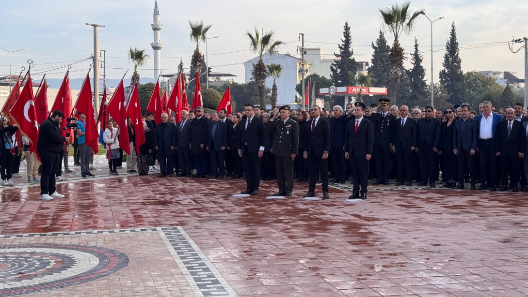 Gazi Mustafa Kemal Atatürk'ün Ebediyete İrtihalinin 86.Yıl Dönümü Çelenk Sunma Töreni